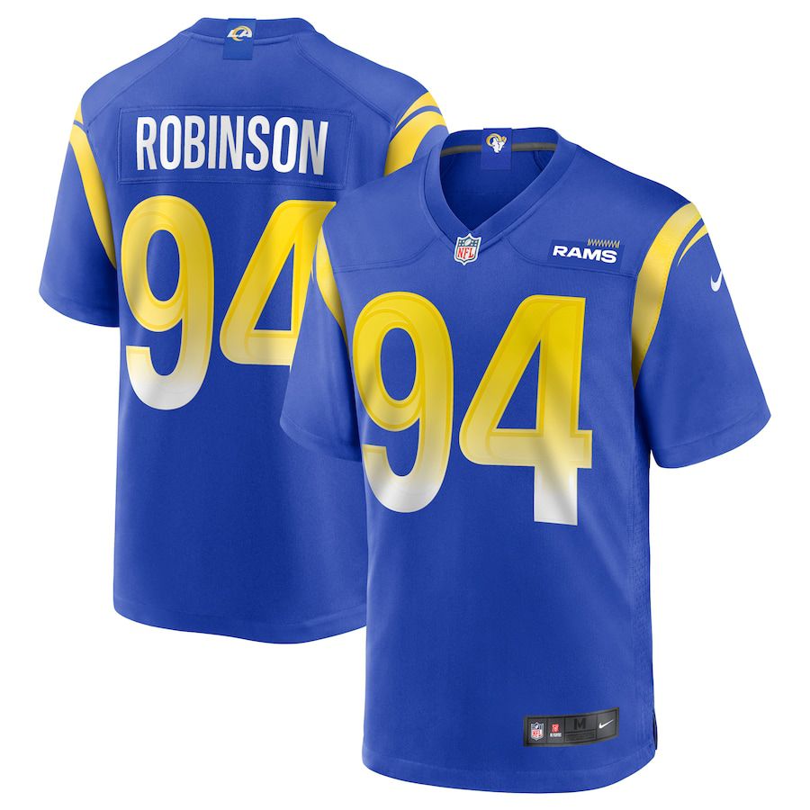 Men Los Angeles Rams #94 AShawn Robinson Nike Royal Game NFL Jersey